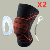 Knee Patella Protector Brace Silicone Spring Knee Pad