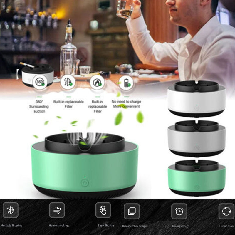 Portable Air Purification Ashtray